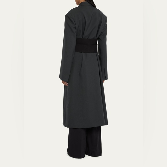 Quira Long Tailored Wool Coat - Picture 2 of 2